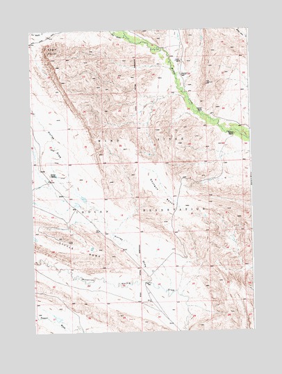 Eagle Point, WY USGS Topographic Map