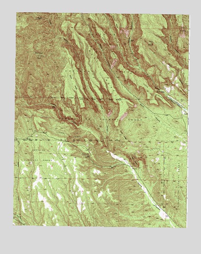Canada, NM USGS Topographic Map