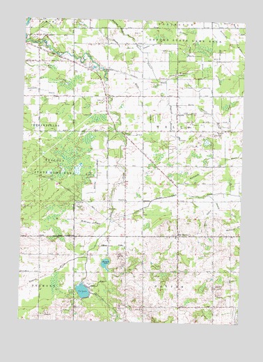 East Dayton, MI USGS Topographic Map