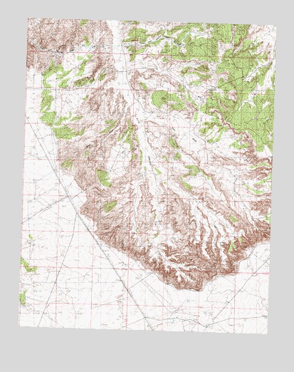 East Fork Kutz Canyon, NM USGS Topographic Map