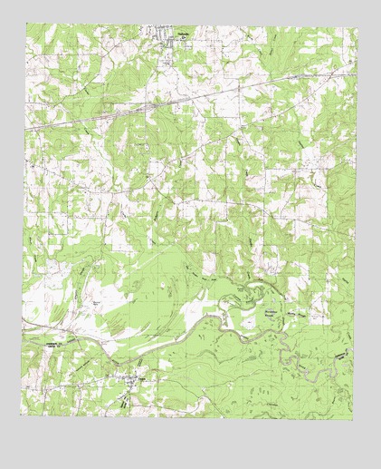 Easton, TX USGS Topographic Map
