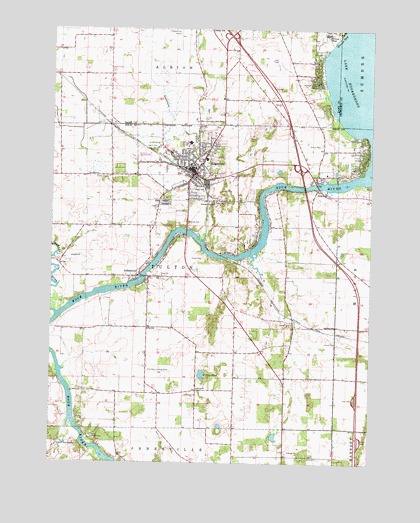 Edgerton, WI USGS Topographic Map