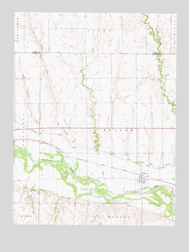 Edison, NE USGS Topographic Map