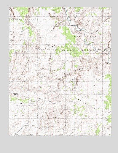 Egypt, UT USGS Topographic Map