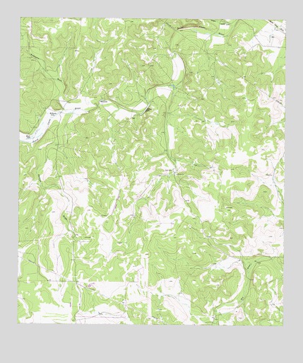Elbow Lake, TX USGS Topographic Map