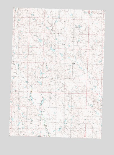 Elevenmile Corner, SD USGS Topographic Map
