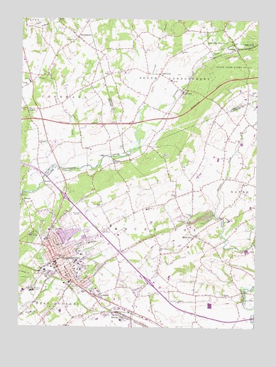 Elizabethtown, PA USGS Topographic Map