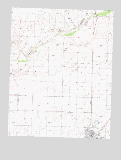 Elkhart North, KS USGS Topographic Map