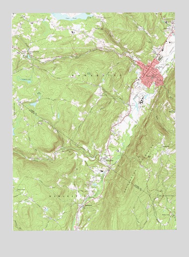 Ellenville, NY USGS Topographic Map