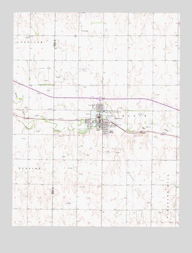 Ellis, KS USGS Topographic Map