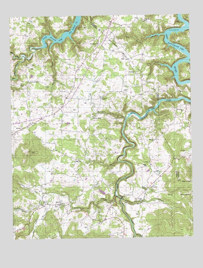 Alpine, TN USGS Topographic Map