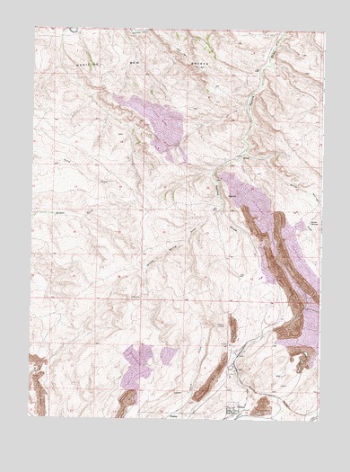 Elmo, WY USGS Topographic Map