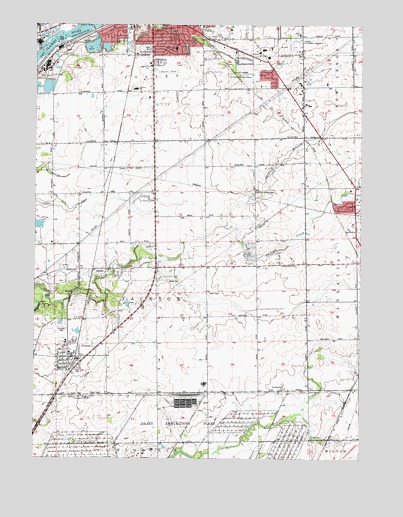 Elwood, IL USGS Topographic Map