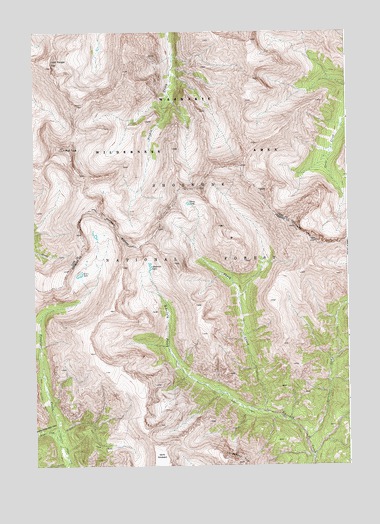 Emerald Lake, WY USGS Topographic Map