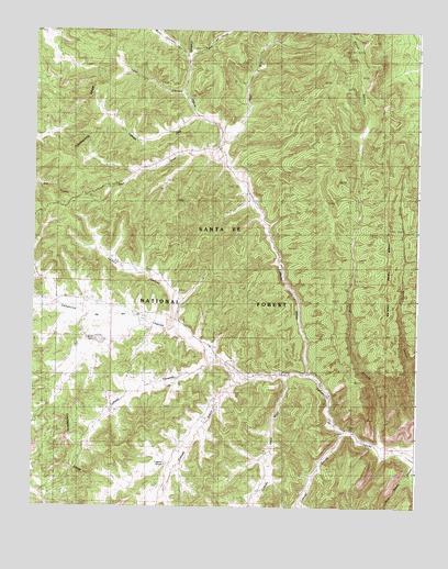Canada Ojitos, NM USGS Topographic Map
