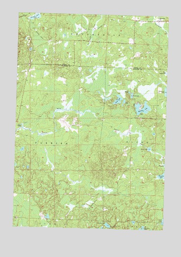 Enterprise, WI USGS Topographic Map