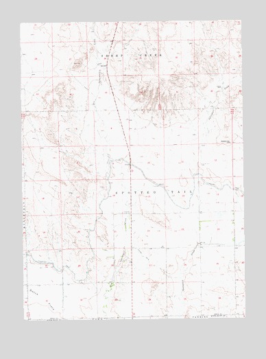 Erdman Ranch, NE USGS Topographic Map