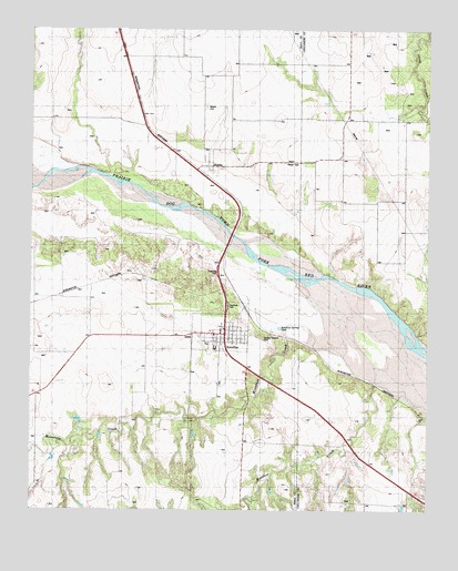 Estelline, TX USGS Topographic Map