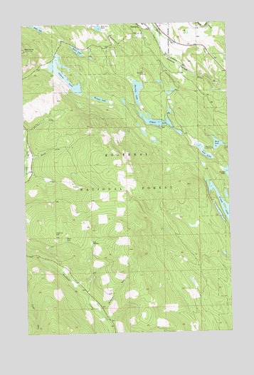 Eureka South, MT USGS Topographic Map