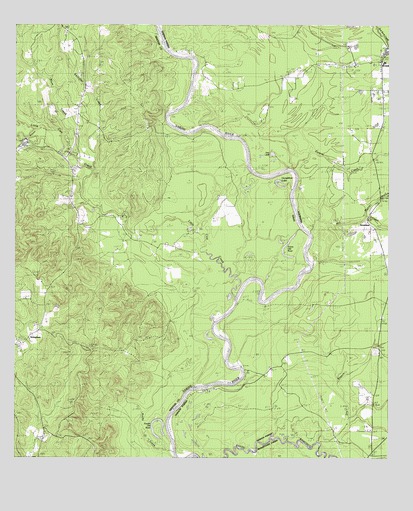 Evans, LA USGS Topographic Map