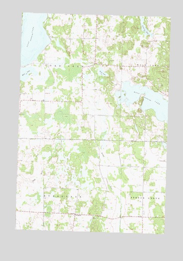 Evergreen, MN USGS Topographic Map