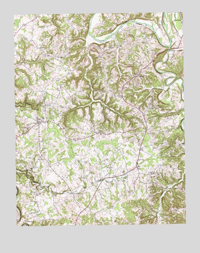 Exie, KY USGS Topographic Map