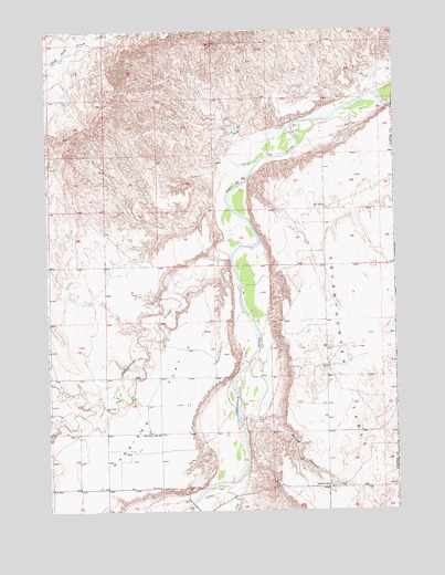 Fairburn SE, SD USGS Topographic Map