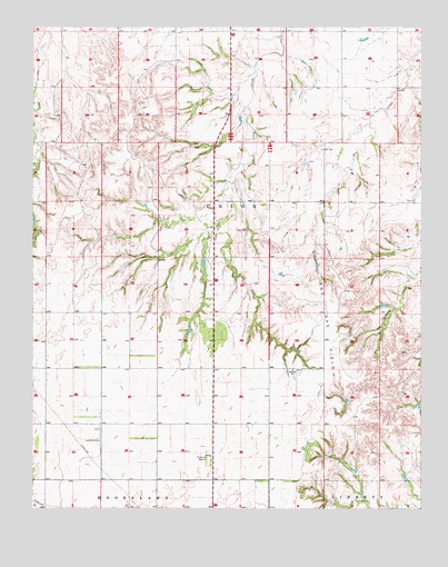Fairvalley SW, OK USGS Topographic Map