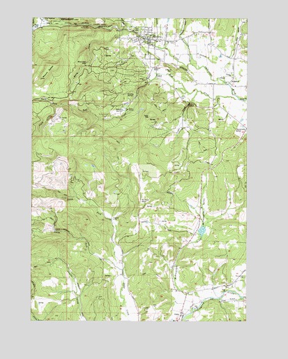 Falls City, OR USGS Topographic Map