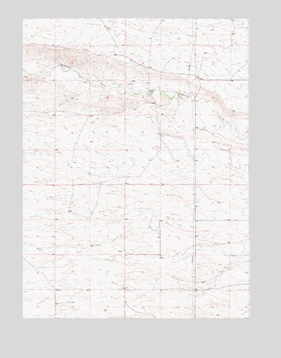 Farthing Ranch, WY USGS Topographic Map