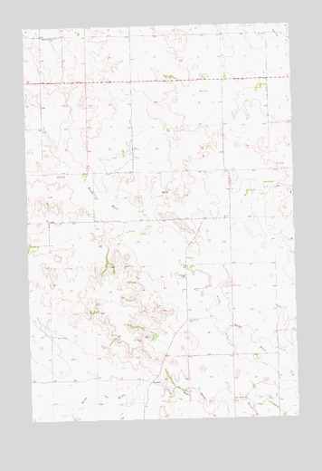 Fayette, ND USGS Topographic Map