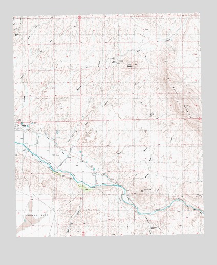Canador Peak, NM USGS Topographic Map