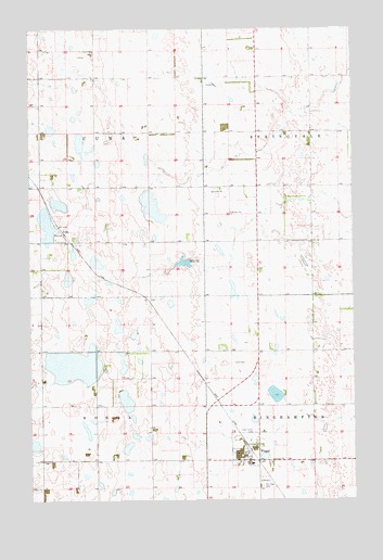 Fingal, ND USGS Topographic Map