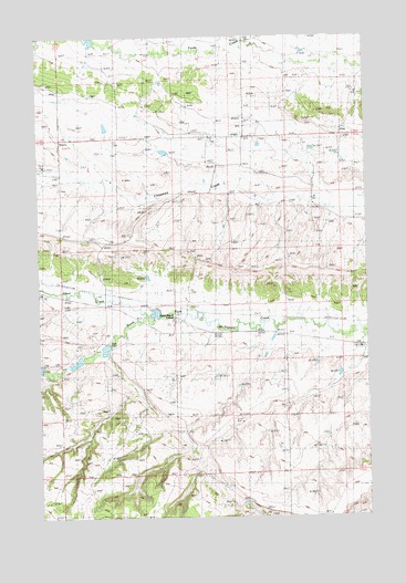 Fish Dam, MT USGS Topographic Map