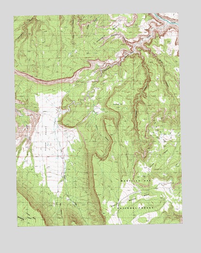 Fisher Valley, UT USGS Topographic Map