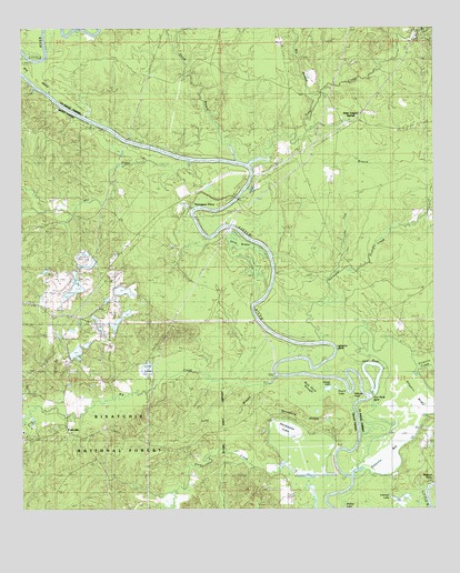 Fishville, LA USGS Topographic Map