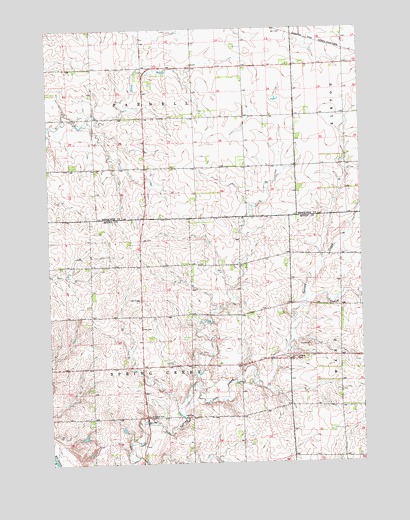 Flandreau NE, SD USGS Topographic Map