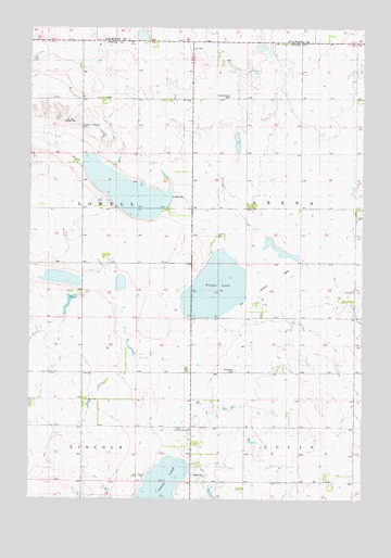 Flight Lake, SD USGS Topographic Map
