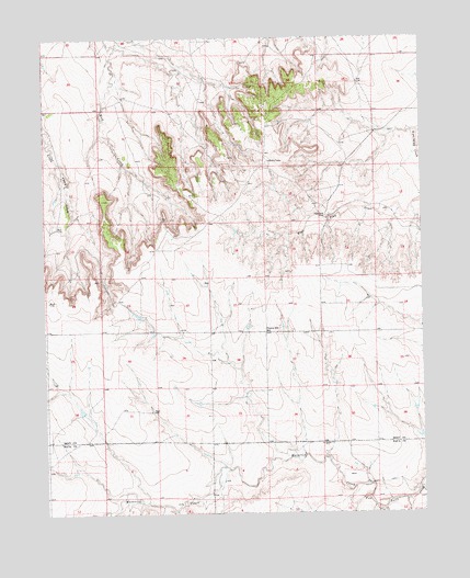 Floating W Ranch, CO USGS Topographic Map