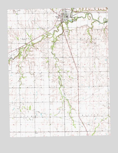 Florence, KS USGS Topographic Map