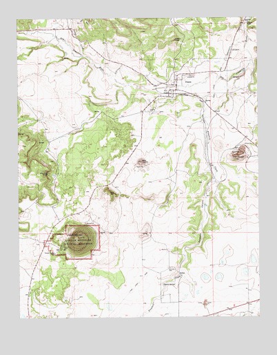 Folsom, NM USGS Topographic Map