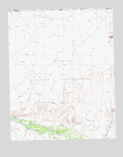 Canal Creek, NM USGS Topographic Map
