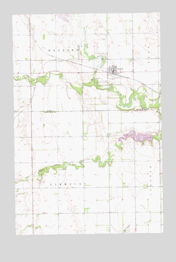 Fordville, ND USGS Topographic Map