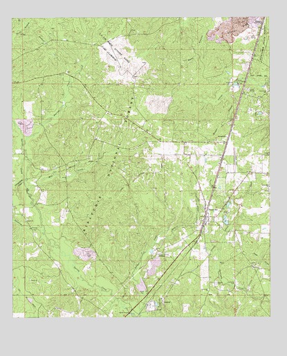 Forest Hill, LA USGS Topographic Map