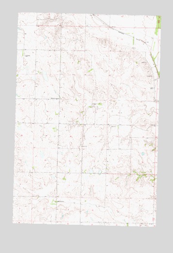 Fort Clark NE, ND USGS Topographic Map