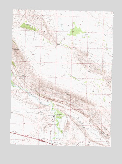Fort Steele, WY USGS Topographic Map