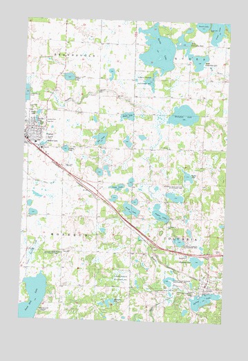 Fosston East, MN USGS Topographic Map