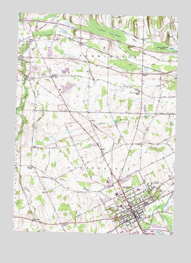 Canandaigua, NY USGS Topographic Map