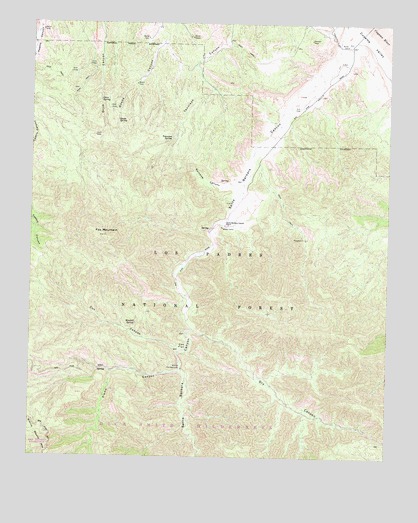 Fox Mountain, CA USGS Topographic Map