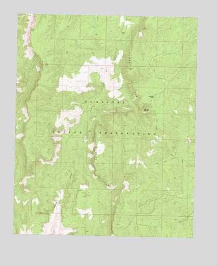 Frazier Wells SW, AZ USGS Topographic Map